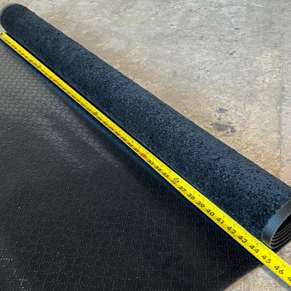 Floor Mat Sz 4' x 6', Solid Black