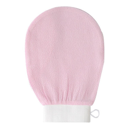 Medium fine sand, viscose fiber, silk like scrub gloves, shower towels, and special scrub mud that does not harm the skin