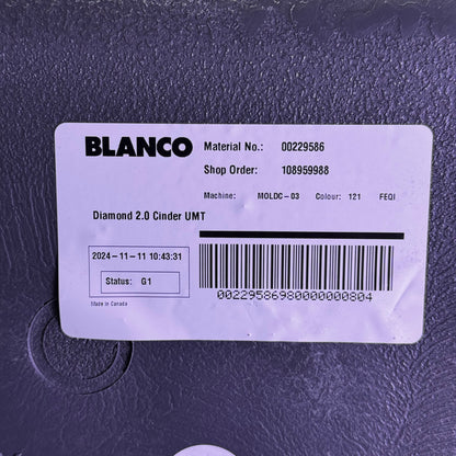BLANCO Diamond Silgranit Double Bowl Under-mount (Cinder) 32" 441470