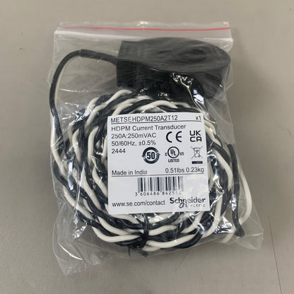 SCHNEIDER ELECTRIC Solid Core Current Transformer HDPM6000 METSEHDPM250A2T12