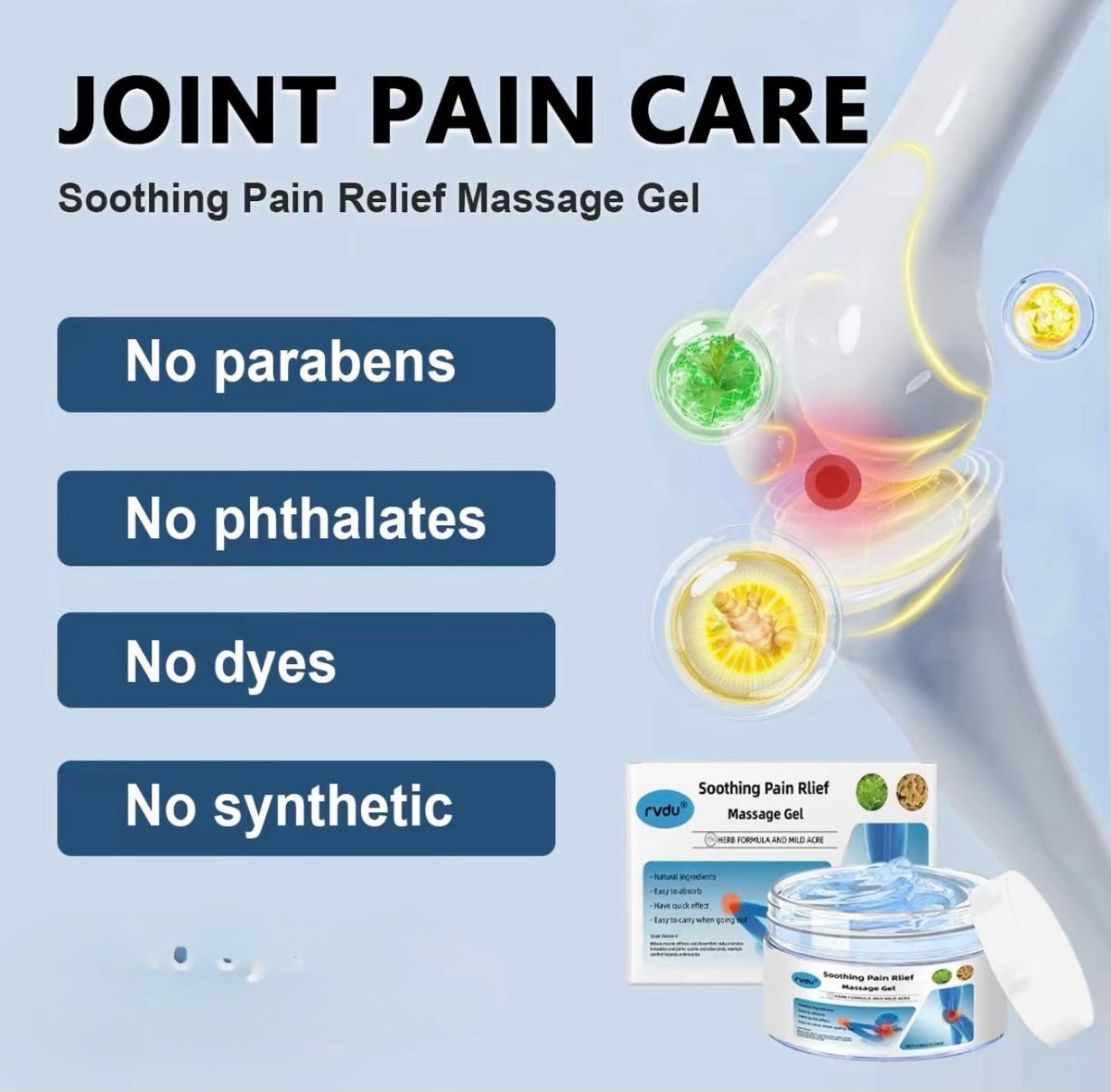 JointEase Herbal Relief Gel