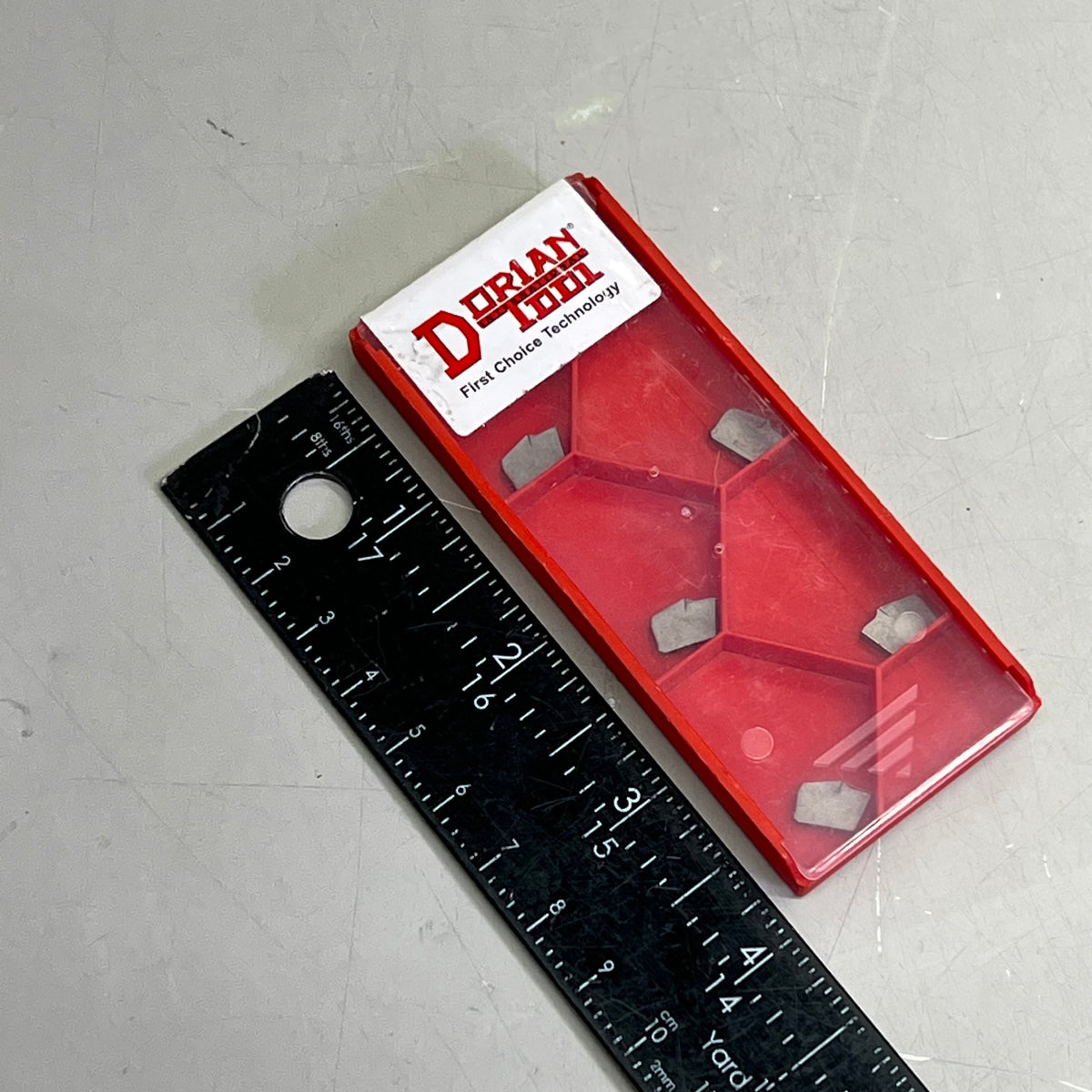 DORIAN TOOL Carbide Cutting Inserts Steel/Stainless Steel 2.4mm W SGTN-2.4-DP25