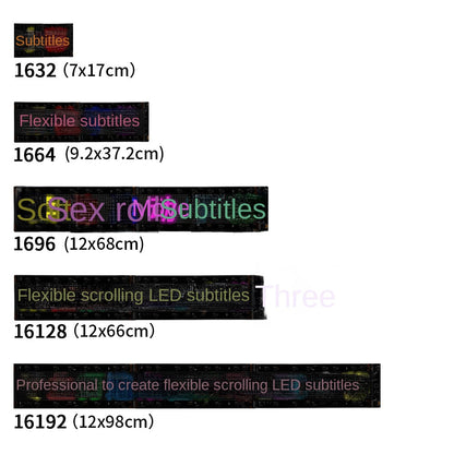 Flexible LED Advertising Screen LED Soft Panel APP Bluetooth Car Display