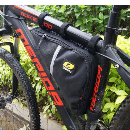 Cycling Bicycle Mountain Bike Bag Triangle Tool Bag Three-Point Velcro Fixed Right-Angle Bag Equipment Large Capacity