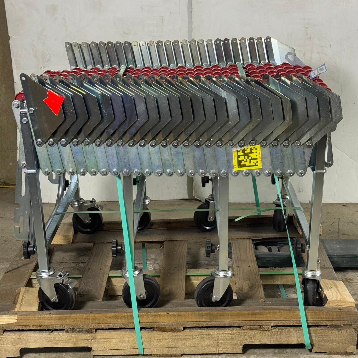 FMH CONVEYORS Flexible Gravity Skate Wheel Conveyor Sz 30” H 0333481