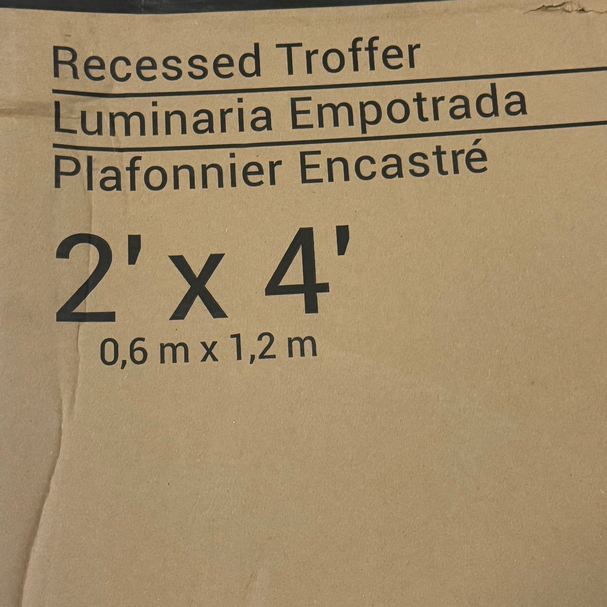 COOPER LIGHTING LED Recessed Troffer Sz 2'x4' 24CZ2-30-UNV-EL7W-L840