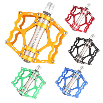 Bicycle Pedal Double DU Aluminum Alloy Pedal Mountain Bike Pedal Dead Fly Bearing Pedal Accessories And Equipment