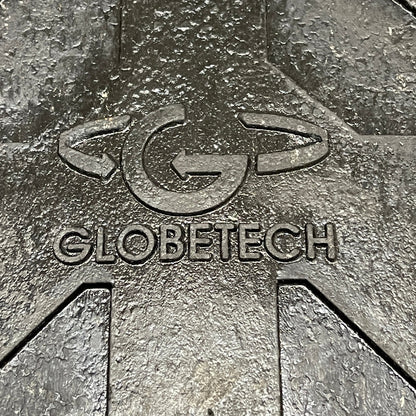 GLOBETECH Rubber Mud Flaps 1/4" Thick x 24" W x 36" L Black 2436CD (New)