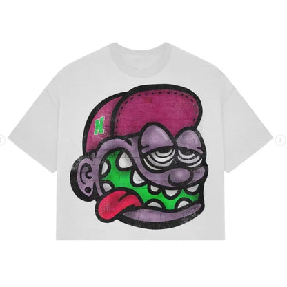 Gothic Harajuku Cartoon Tee