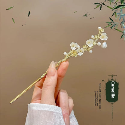 Dress Accessories Hairpin Headwear Antique Style Plate Hairpin