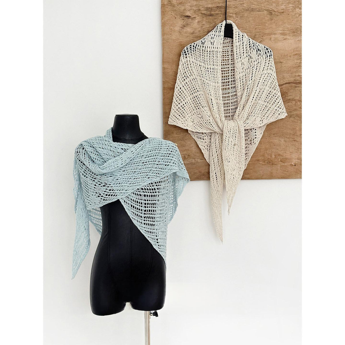 Hollow-out Outerwear Sun-protection Triangular Shawl Scarf
