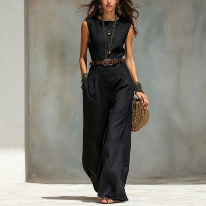 Summer Sleeveless Off-shoulder Professional Chic Womens