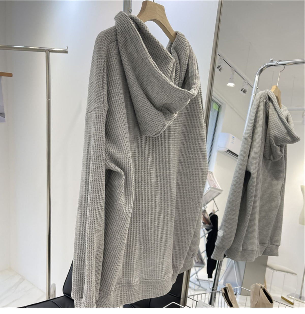 Wafffle Knit Hoodie