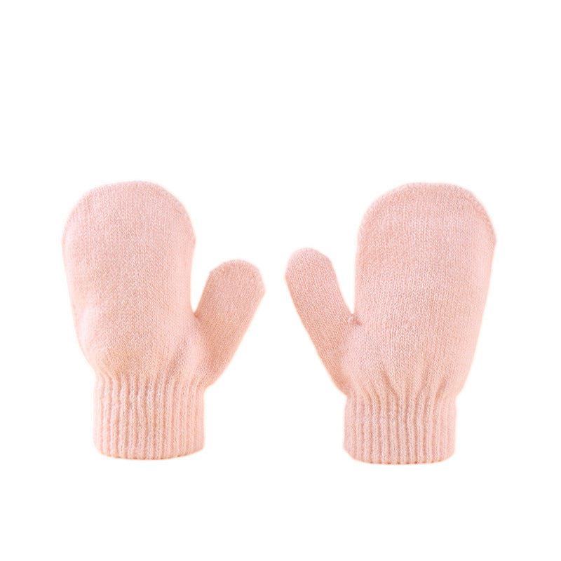 Children Hat Knitted Hat Gloves Suit
