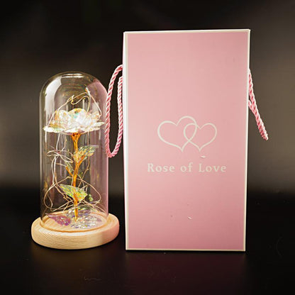 Enchanted Forever Rose LED Christmas Decor