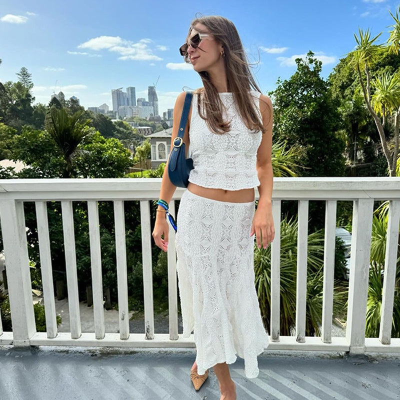 Ripped Temperament Skirt Fashion Suit Women
