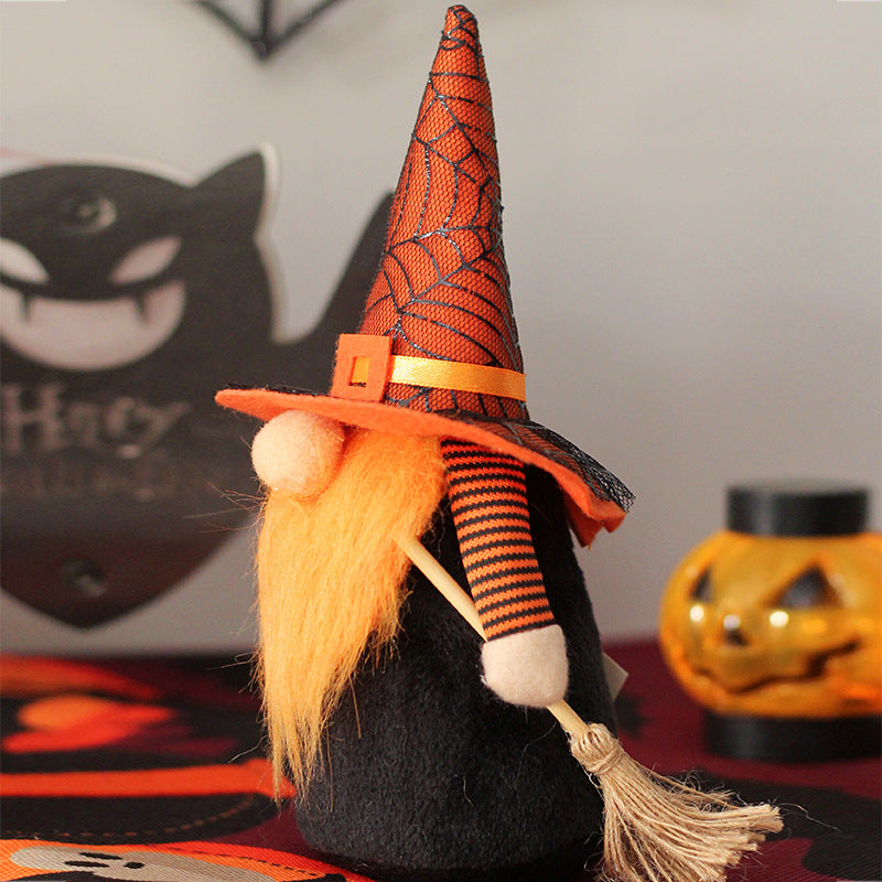 Party Halloween Decorations Pumpkin No Face Forest