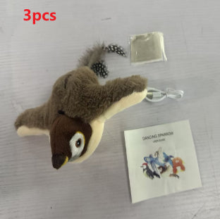 Pet Plush Toy Making Sound Electric Fish Jumping Winged Bird