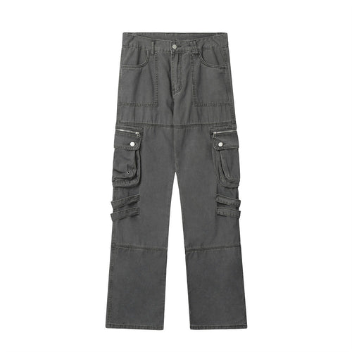 Multi-pocket Design Personality Jeans Men