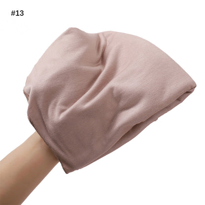 Solid-color Large-size Modal Sweatband Single-color Mercerized Cotton Turban Headscarf