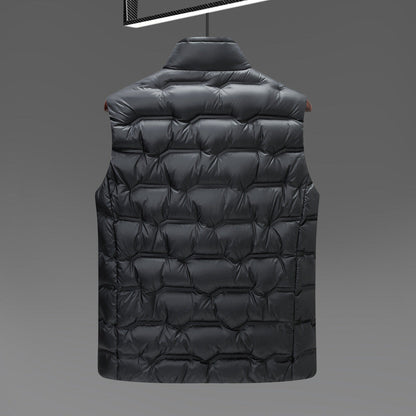 Men's Warm Sleeveless Down Vest For Young People