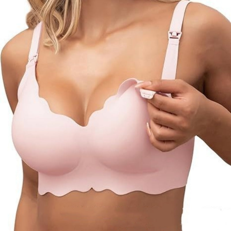 Nursing Bras For Breastfeeding, Wavy, Seamless, Comfortable, Maternity