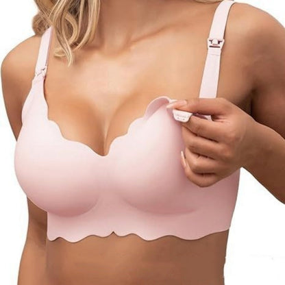 Nursing Bras For Breastfeeding, Wavy, Seamless, Comfortable, Maternity