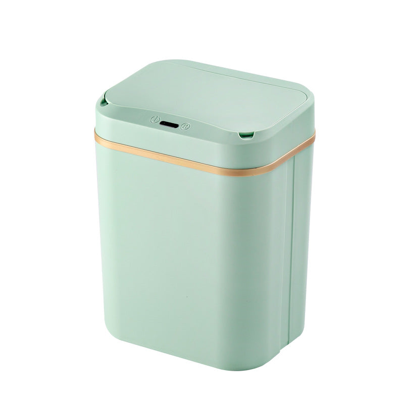Waterproof Sanitary Bucket Creative Automatic Plastic Paper Basket With Lid
