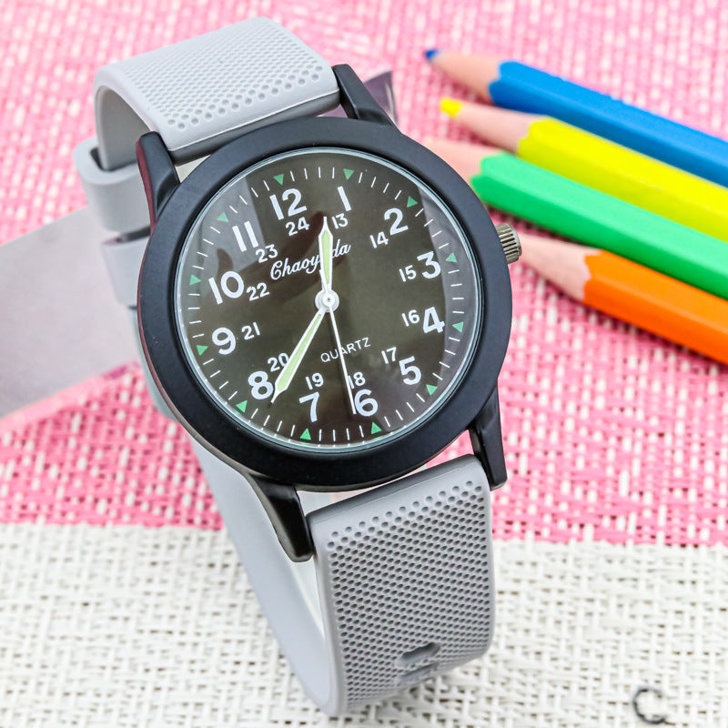 Luminous Needle Waterproof Transparent Digital Electronic Watch