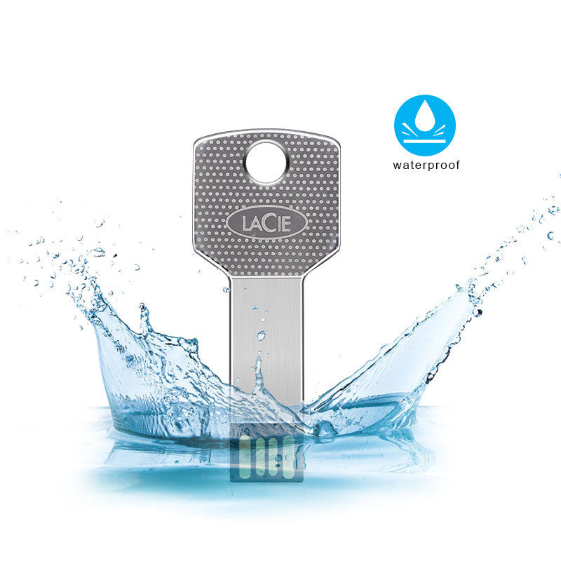 Ultra-Thin Waterproof Metal Key USB Drive