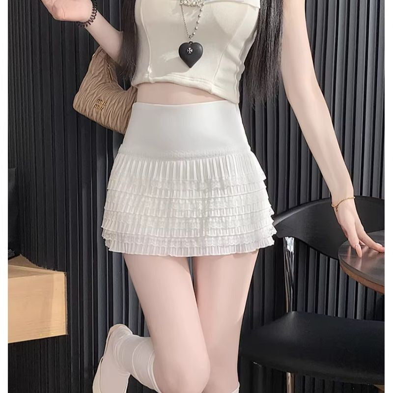 High-Waist Plus-Size Elastic Anti-Exposure Bodycon Skirt