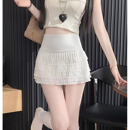 High-Waist Plus-Size Elastic Anti-Exposure Bodycon Skirt