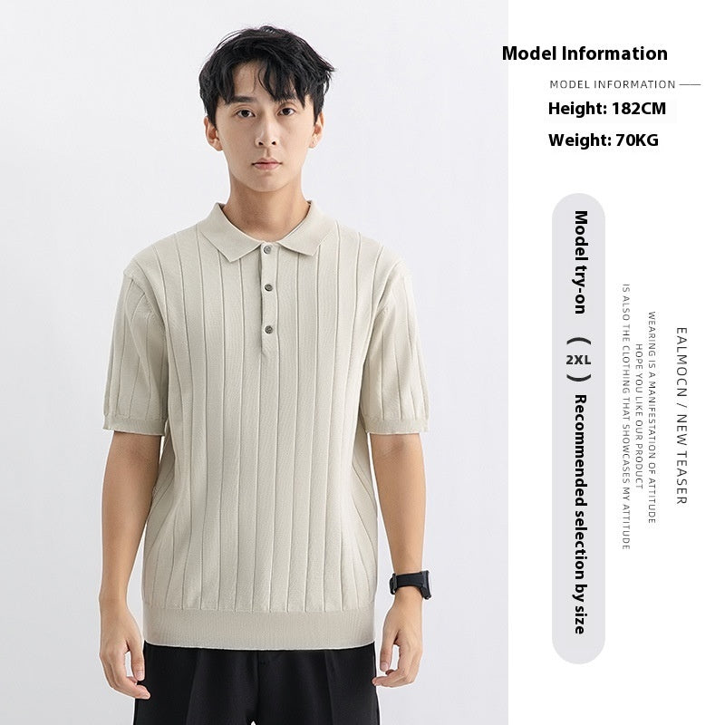 Summer Casual Sweater Men's Breathable