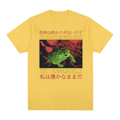 Men's Casual Loose Printed Short Sleeved Shirt