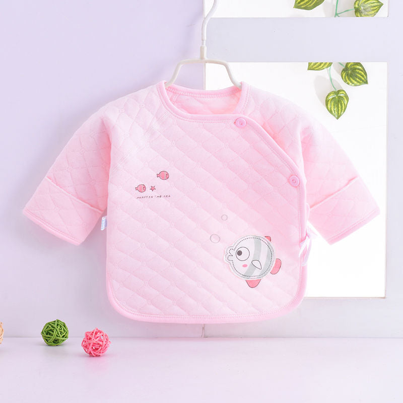Newborn Baby Clothes Pure Cotton Warm Top