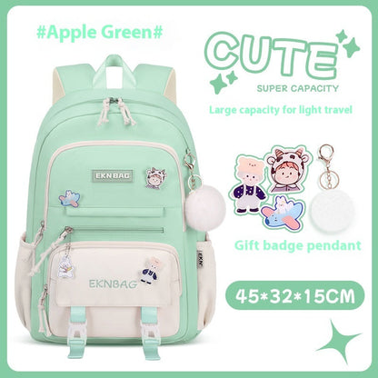 Student Children Schoolbag Girls Waterproof Backpack