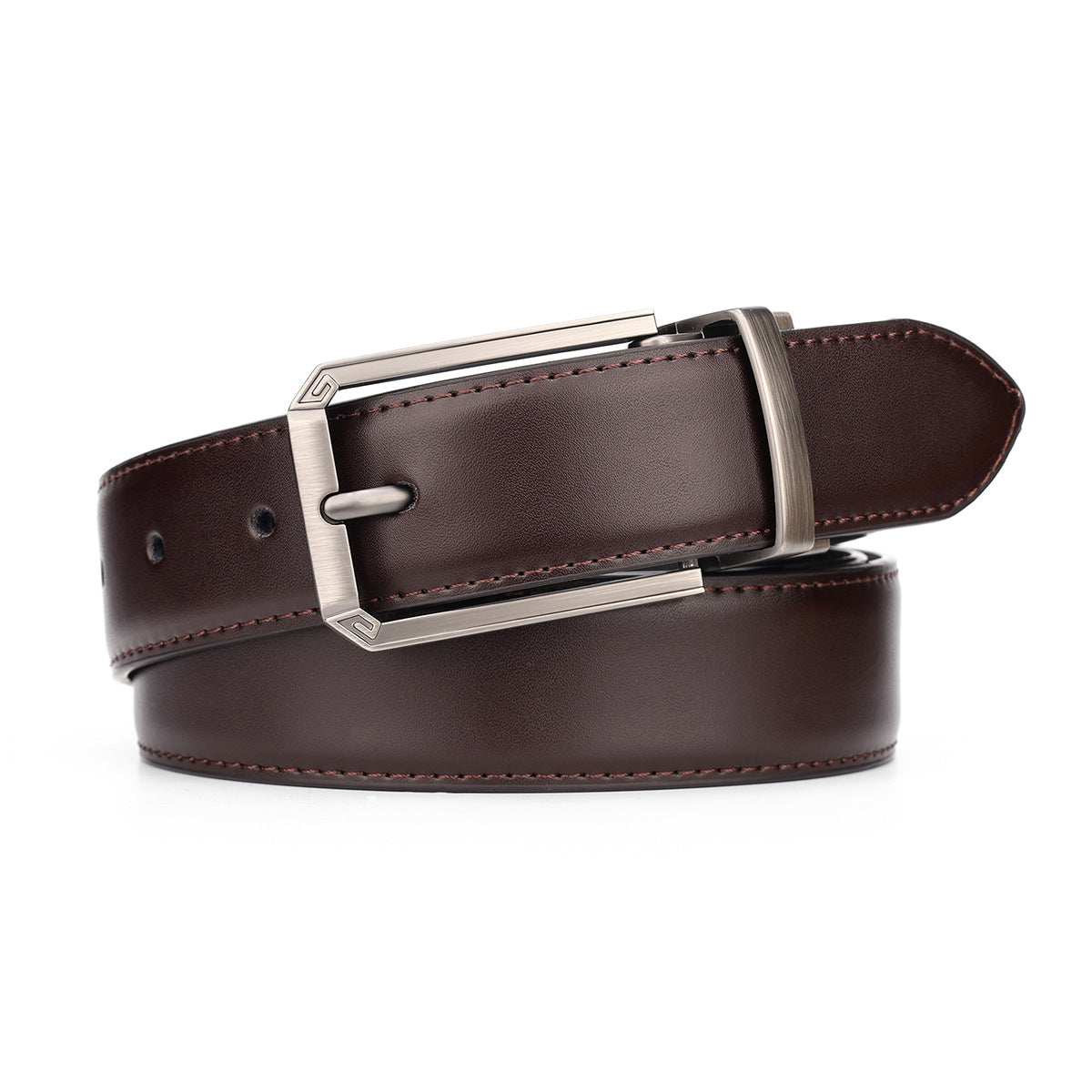 Men's Rotatable Pin Buckle Leather Belt