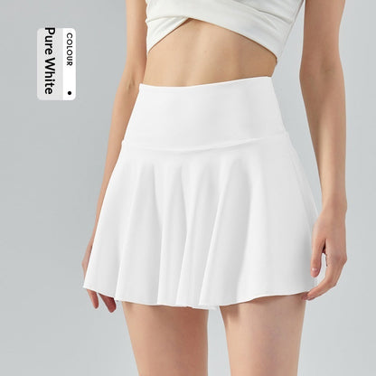 Womens Short Skirt High Waist Tummy-control Anti-exposure