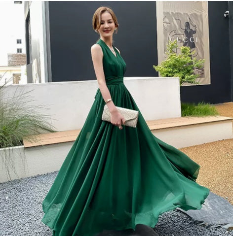 Celebrity Banquet Long Host Dress Skirt