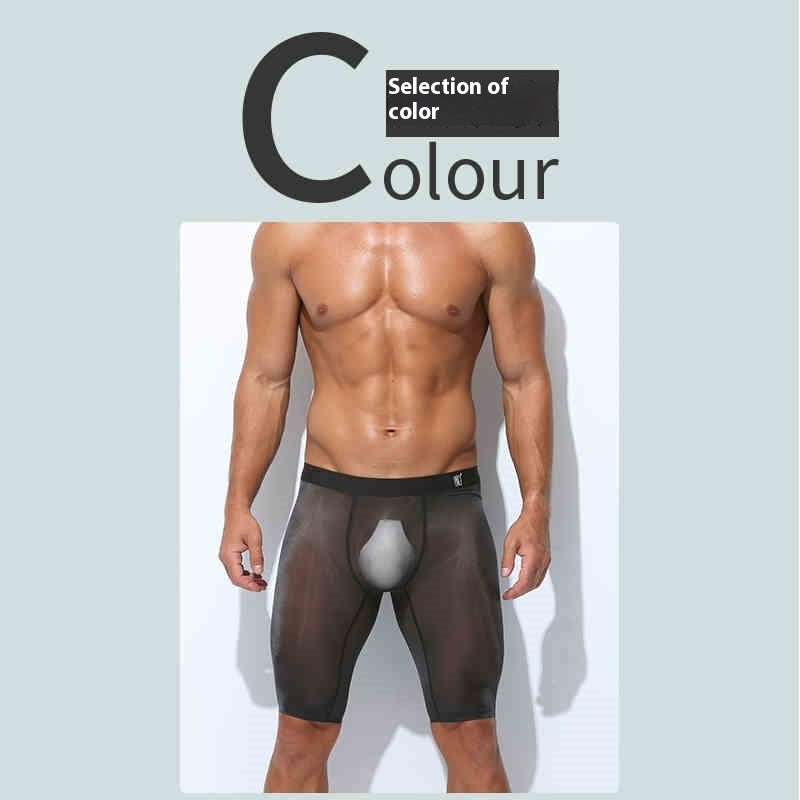 Plus Size Ice Mesh Sports Underwear
