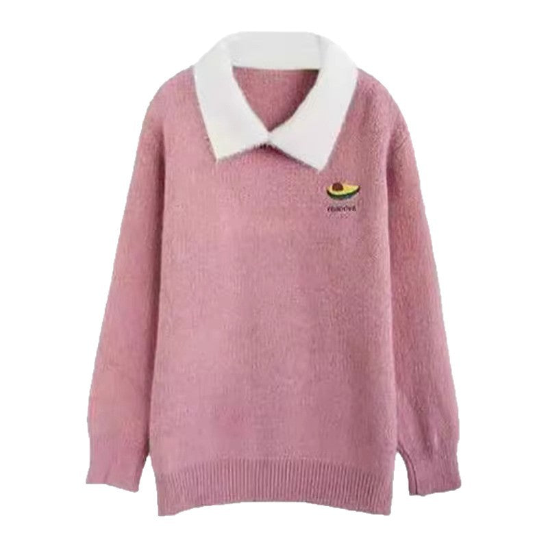 New Autumn Winter Mink-Blend Sweater For Women