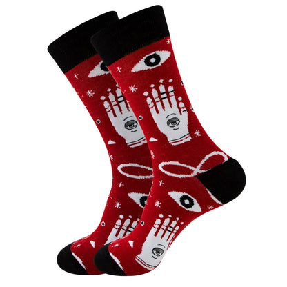 Geometric Fruit Women Socks Street Trend