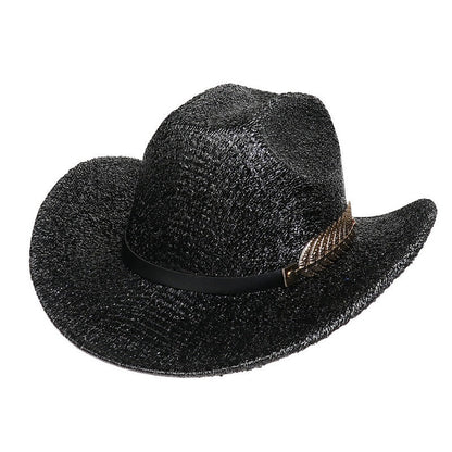 Party Dance Fluorescent Big Brim Colorful Cowboy Hat