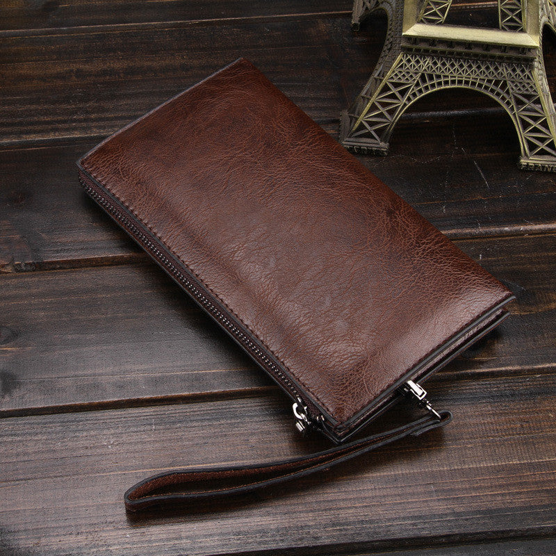 Men Handbag Coin Purse Wallet Mobile Phone Leather Bag