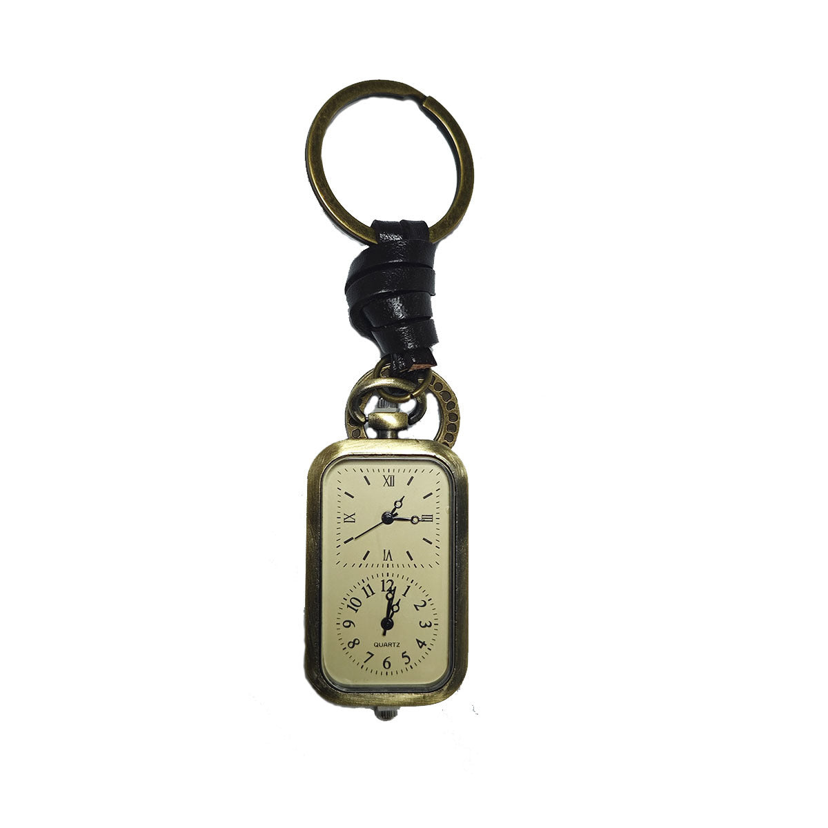Handwoven Keychain Pocket Watch