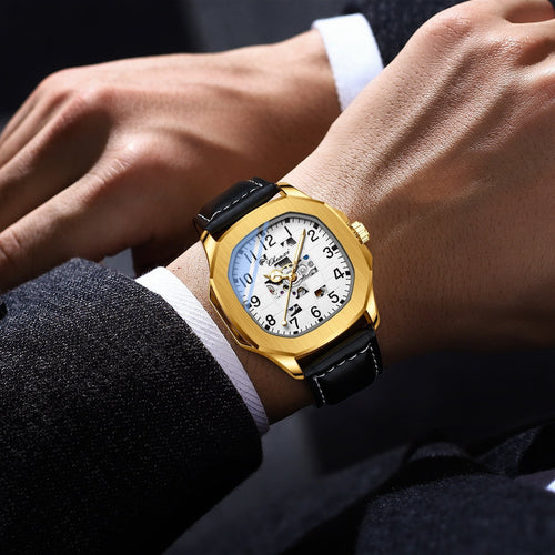 High-end Square Mechanical Mens Watch