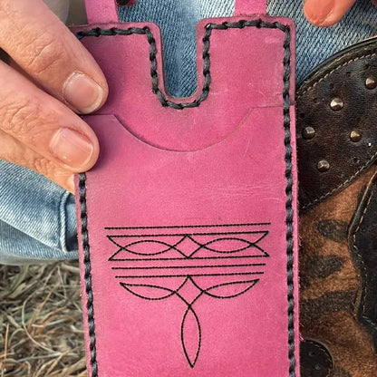 Western Boot Coin Purse Wallet