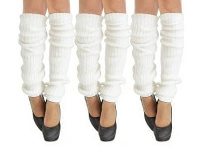 Women's Comfortable Ribbed Leg Warmers Machinewashable