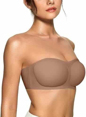 Womens Strapless Bras With WirelessUnderwire, Multiway Styles
