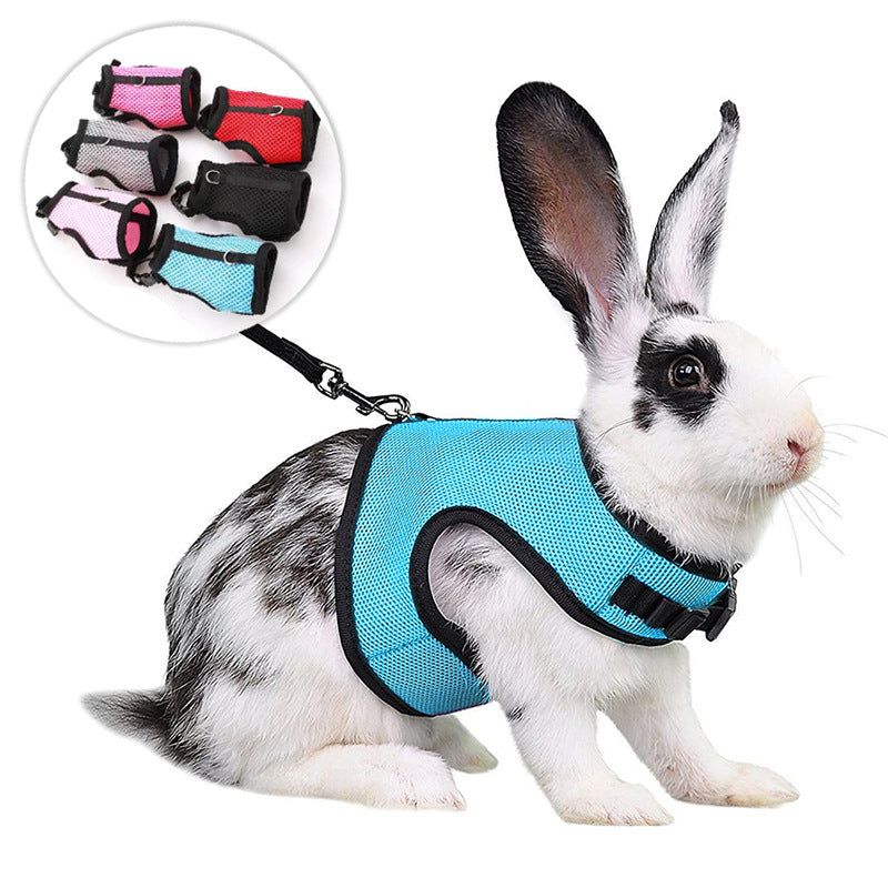 Guinea Pig Rabbit Rope Minipet Traction Vest Chest Back